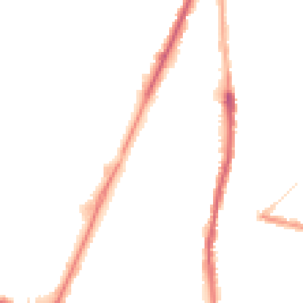 Night-time road noise heatmap for WN7 1DJ