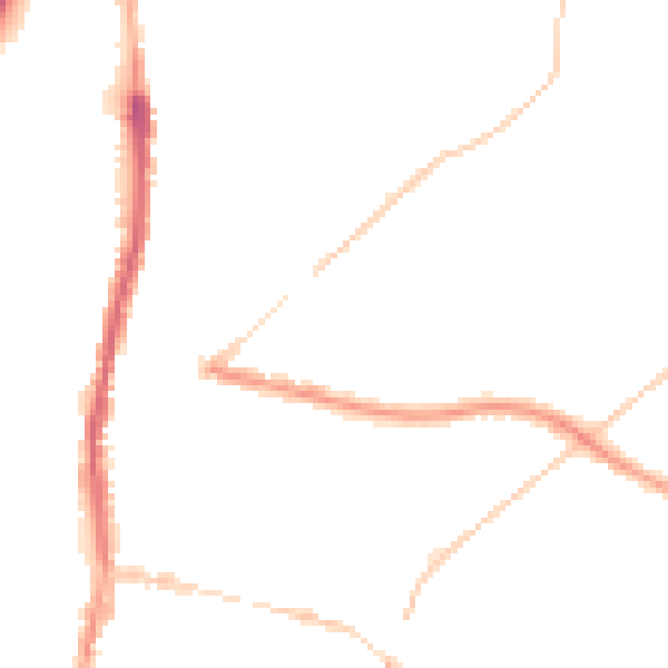 Night-time road noise heatmap for WN7 1HD