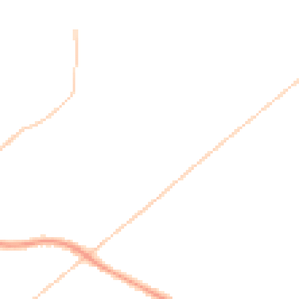 Night-time road noise heatmap for WN7 1JB