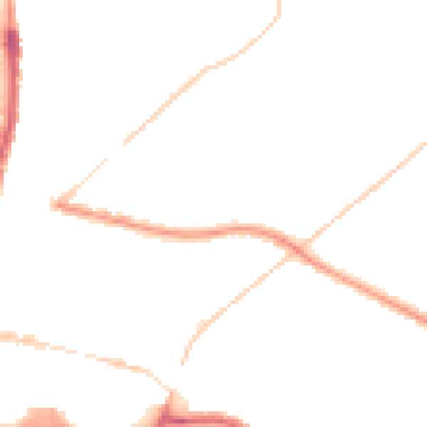 Night-time road noise heatmap for WN7 1LA