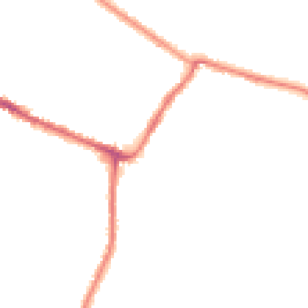Night-time road noise heatmap for WN7 2AY