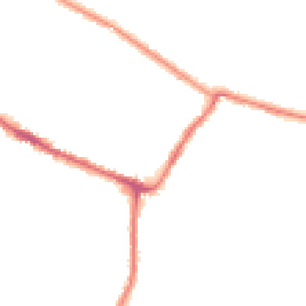 Night-time road noise heatmap for WN7 2BW