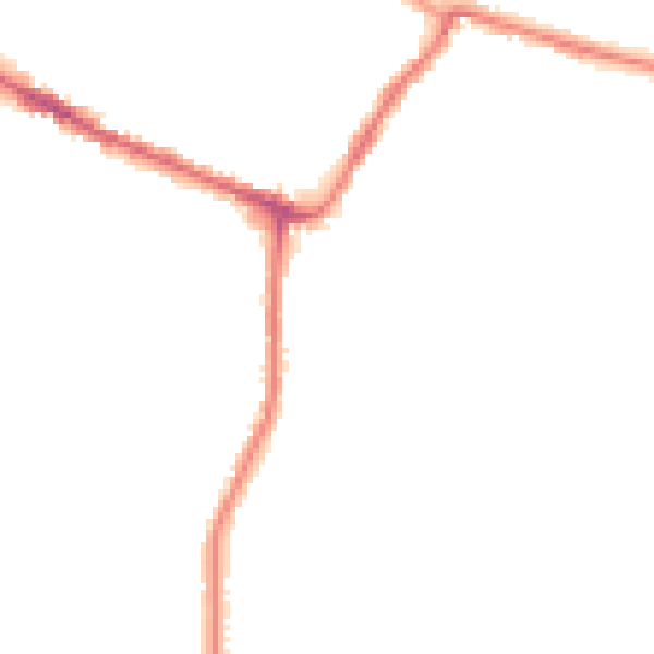 Night-time road noise heatmap for WN7 3BL