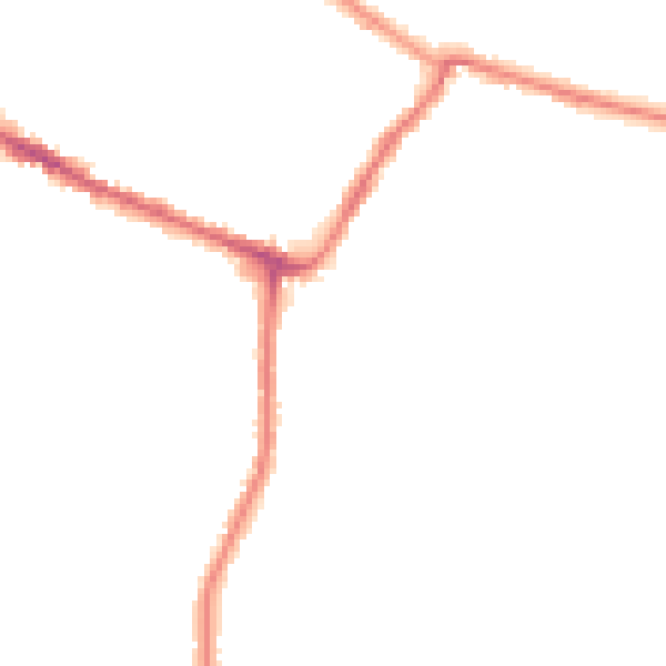Night-time road noise heatmap for WN7 3BN