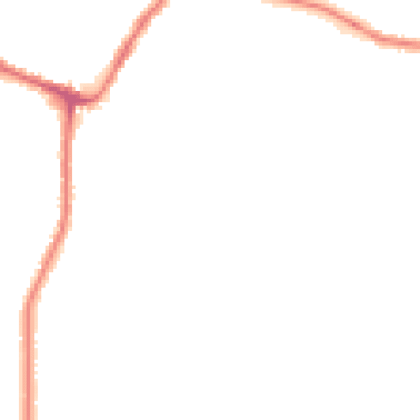 Night-time road noise heatmap for WN7 3DB