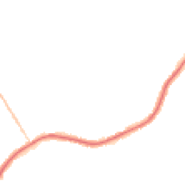 Night-time road noise heatmap for WN7 3PT