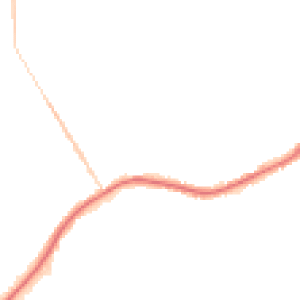 Night-time road noise heatmap for WN7 3QA