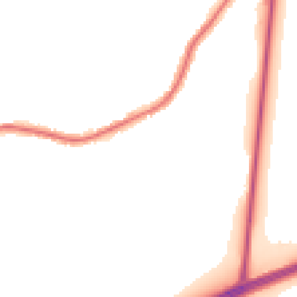 Night-time road noise heatmap for WN7 3QJ