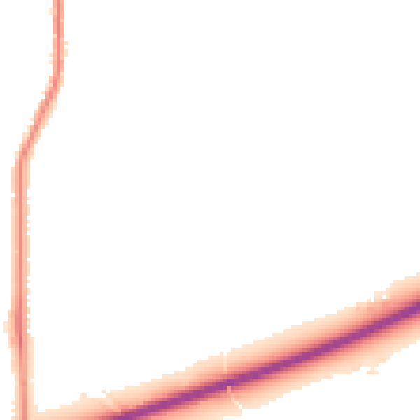 Night-time road noise heatmap for WN7 3SA