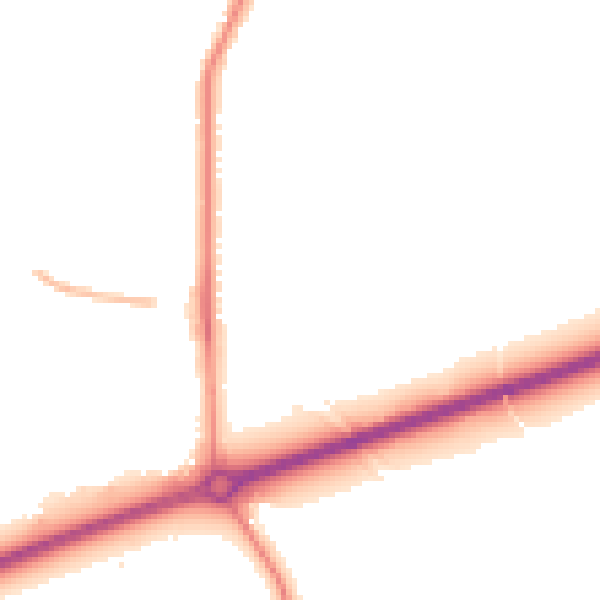 Night-time road noise heatmap for WN7 3SB