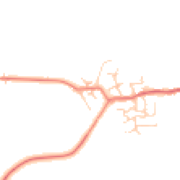 Daytime road noise heatmap for WN7 4GA