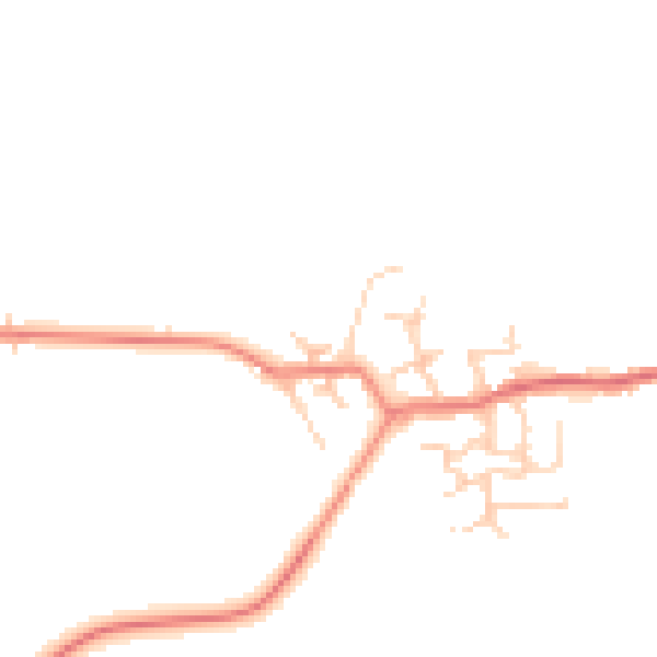 Daytime road noise heatmap for WN7 4GF