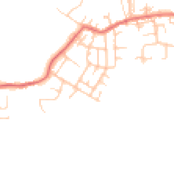 Daytime road noise heatmap for WN7 4QS