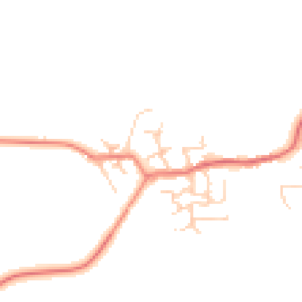 Daytime road noise heatmap for WN7 4RS