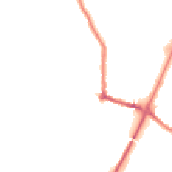 Night-time road noise heatmap for WN7 4SF