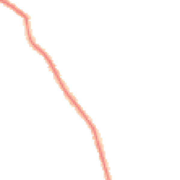 Night-time road noise heatmap for WN7 5EU