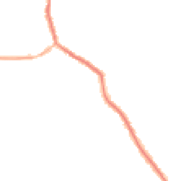 Night-time road noise heatmap for WN7 5HP