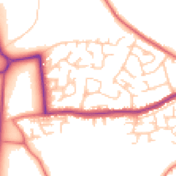 Daytime road noise heatmap for WN8 0AD