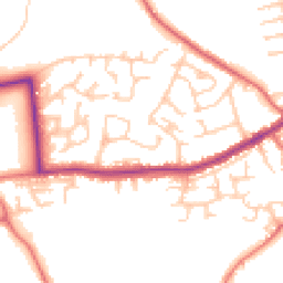 Daytime road noise heatmap for WN8 0AE