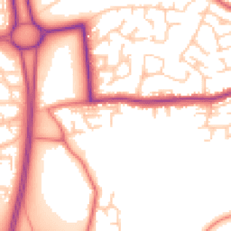 Daytime road noise heatmap for WN8 0AS