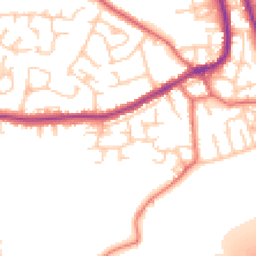 Daytime road noise heatmap for WN8 0BP