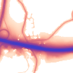 Daytime road noise heatmap for WN8 0BU