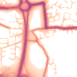 Daytime road noise heatmap for WN8 0DA