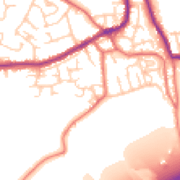 Daytime road noise heatmap for WN8 0DQ