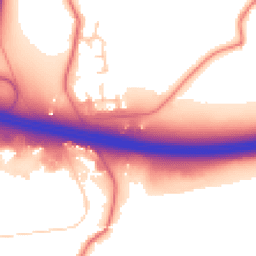 Daytime road noise heatmap for WN8 0DR