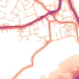 Daytime road noise heatmap for WN8 0DZ
