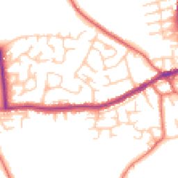 Daytime road noise heatmap for WN8 0HR
