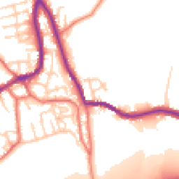 Daytime road noise heatmap for WN8 0LP