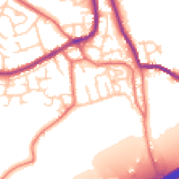 Daytime road noise heatmap for WN8 0NY