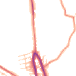 Daytime road noise heatmap for WN8 0PT