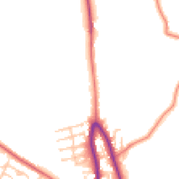 Daytime road noise heatmap for WN8 0PY
