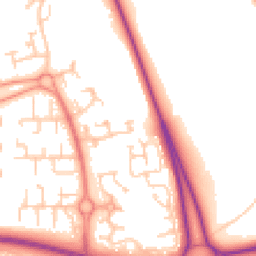 Daytime road noise heatmap for WN8 6AY