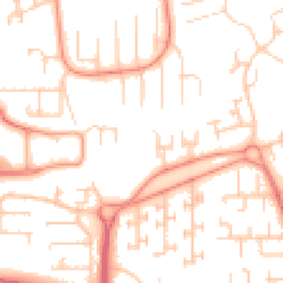 Daytime road noise heatmap for WN8 6DT
