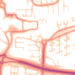 Daytime road noise heatmap for WN8 6EA