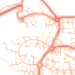 Daytime road noise heatmap for WN8 6SQ