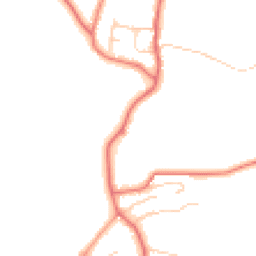 Daytime road noise heatmap for WN8 7AN