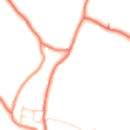 Daytime road noise heatmap for WN8 7BA