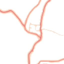 Daytime road noise heatmap for WN8 7BE