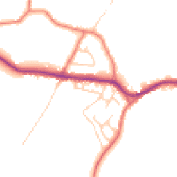 Daytime road noise heatmap for WN8 7LB