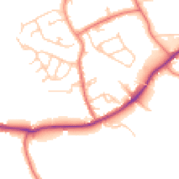 Daytime road noise heatmap for WN8 7NJ