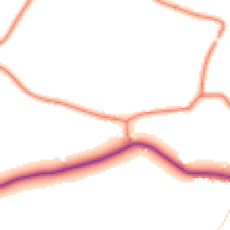 Daytime road noise heatmap for WN8 7UN