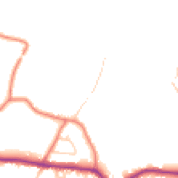 Daytime road noise heatmap for WN8 7XA