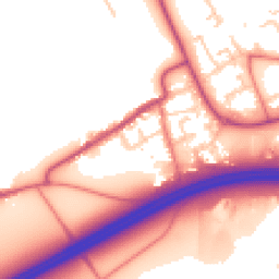 Daytime road noise heatmap for WN8 8BP