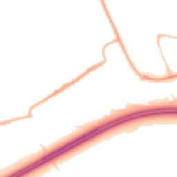 Night-time road noise heatmap for WN8 8BP