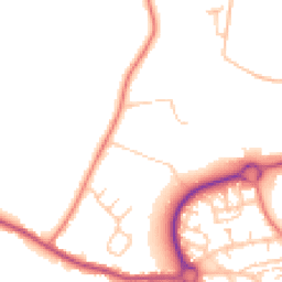Daytime road noise heatmap for WN8 8DD