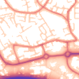 Daytime road noise heatmap for WN8 8DF